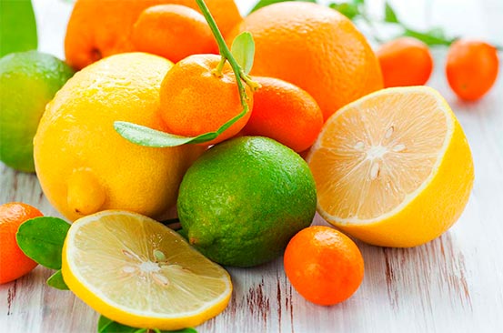 frutas citríca - laranja - limão
